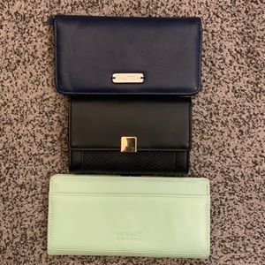Bundle of womens wallets(3). All are Great wallets!